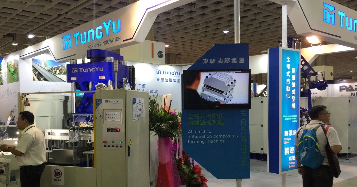 2018 台北國際塑橡膠工業展-東毓油壓機械